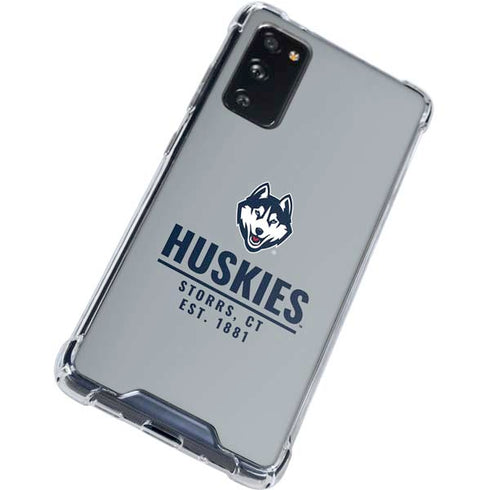 University of Connecticut Huskies Est 1881 Galaxy S20 FE Clear Case